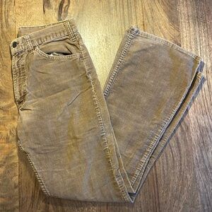 MEN’S LEVI’S Vintage Light Brown Western Bootcut Corduroy Pant - 29x29